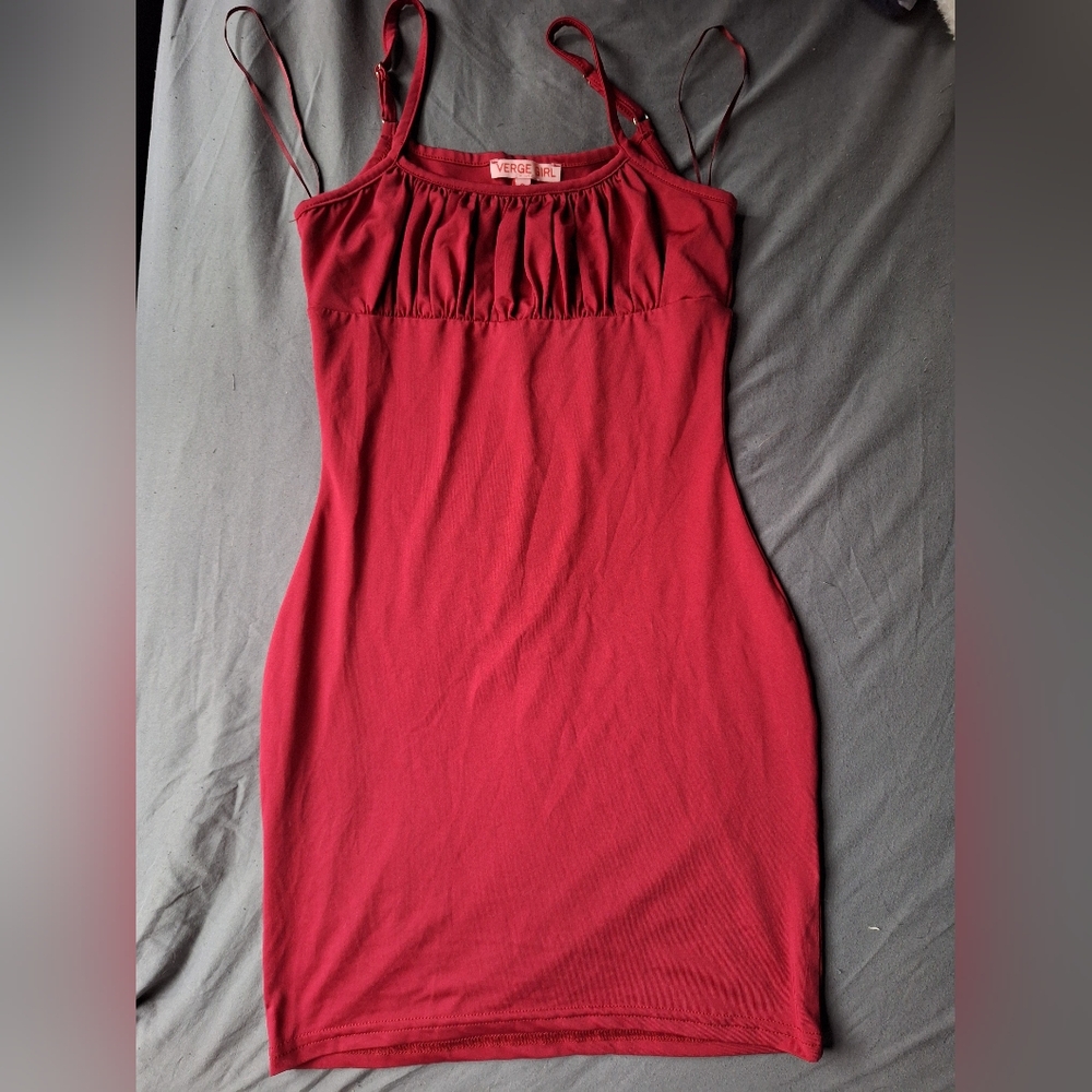 Red Verge Girl Bodycon Dress